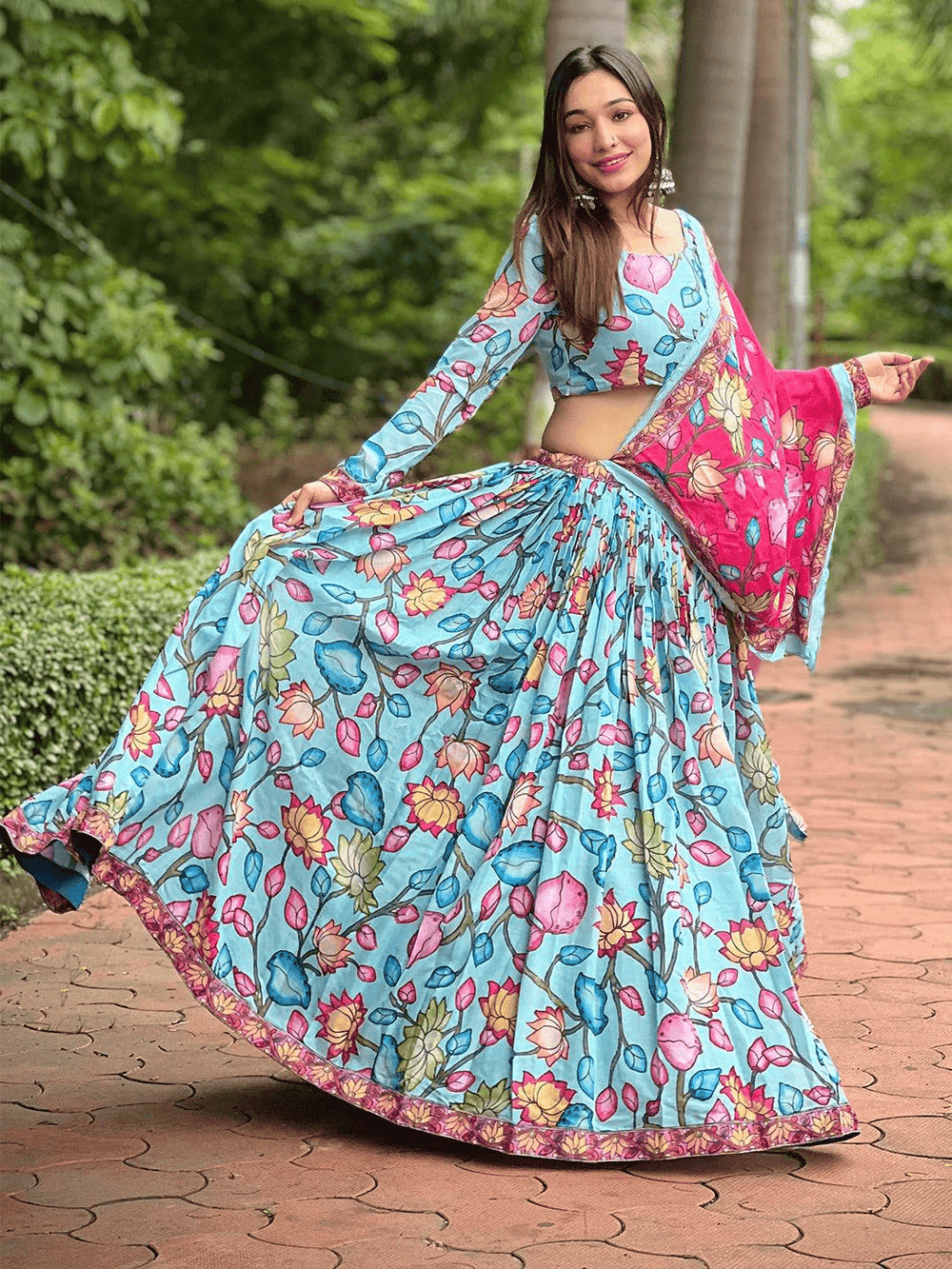 Designer lehenga selected for a special occasion