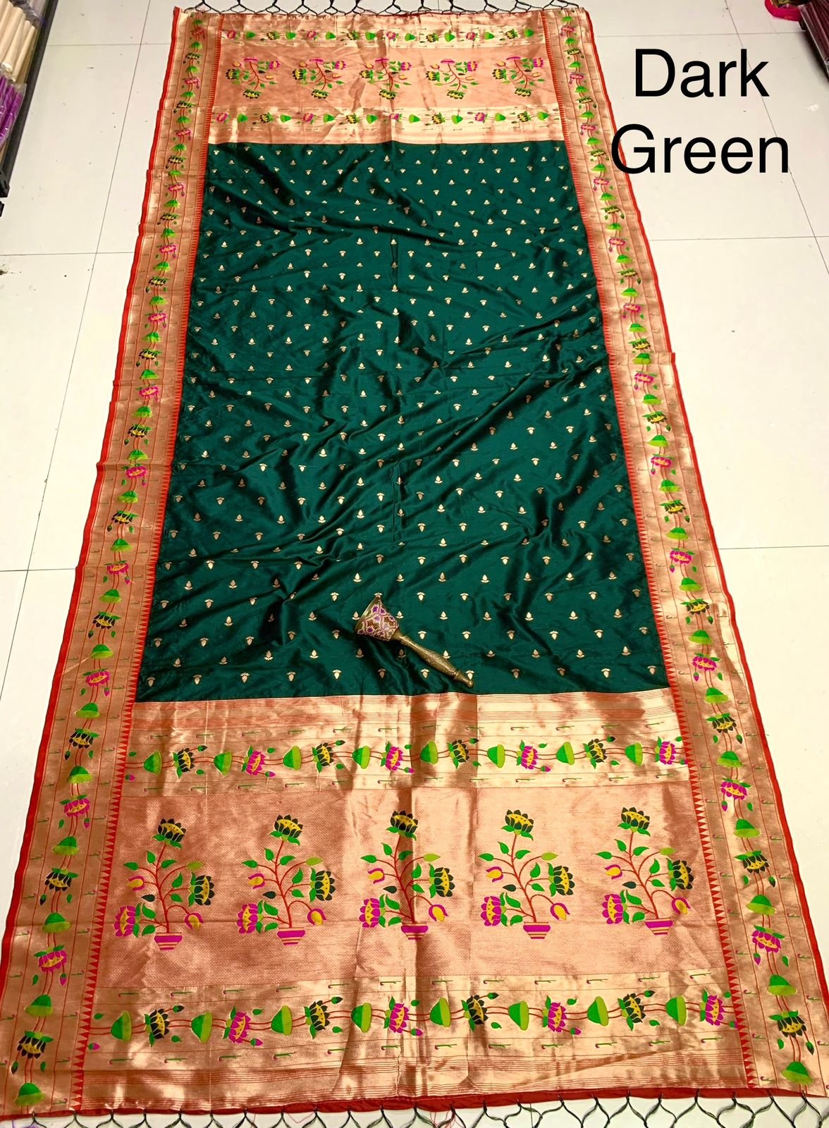 Flower Border Dupatta