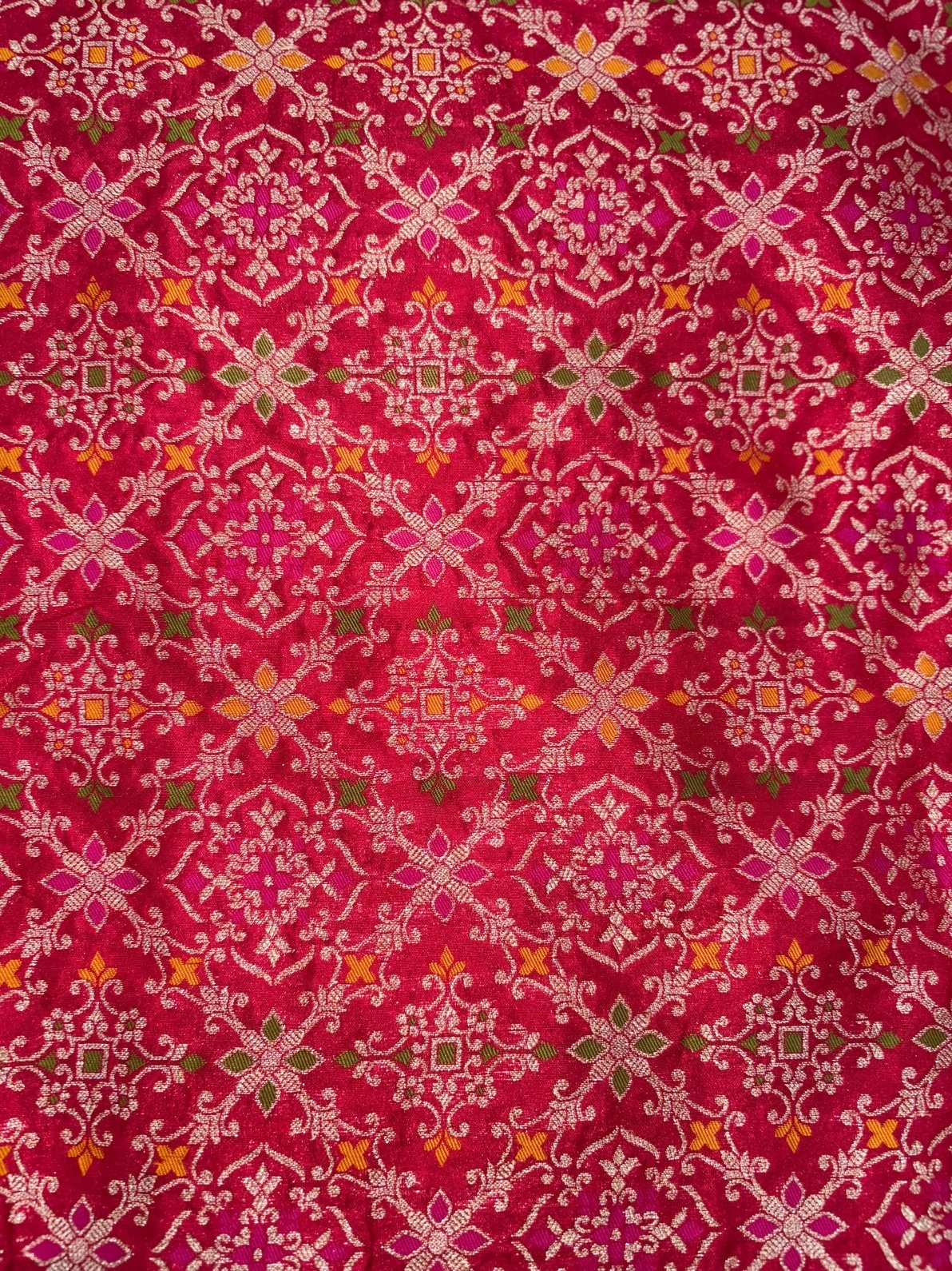 Bridal Gaji Silk Patota Design Saree image 4