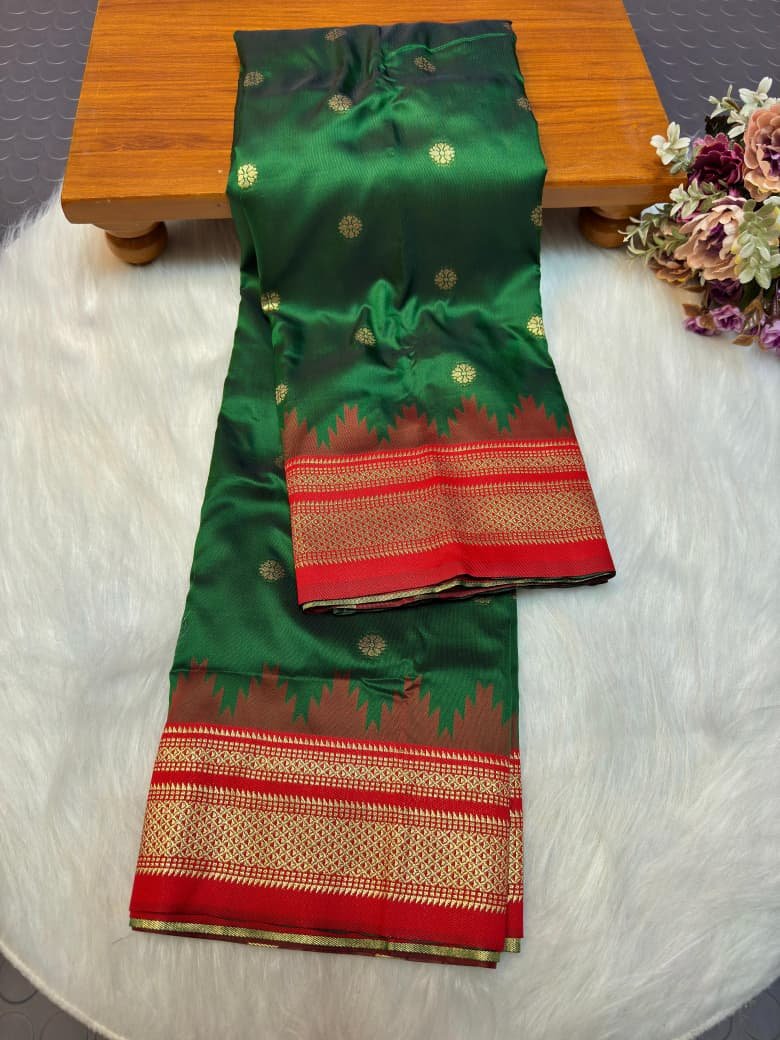 Traditional Erkal Paithani image 4
