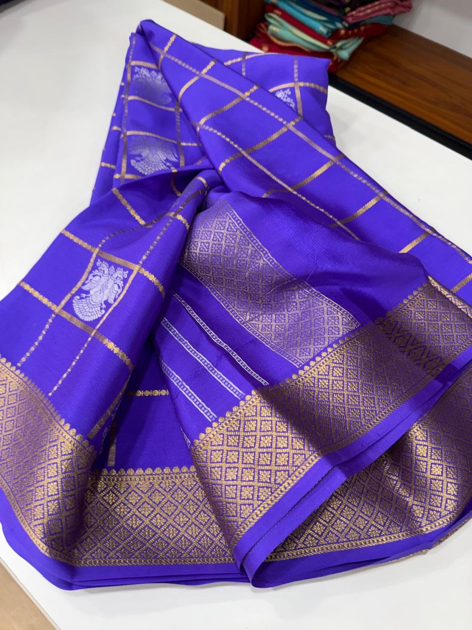 5 Pure Mysore Silk Sarees image 4
