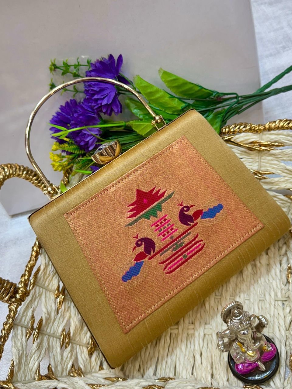 Paithani Clutch Design 2 image 2