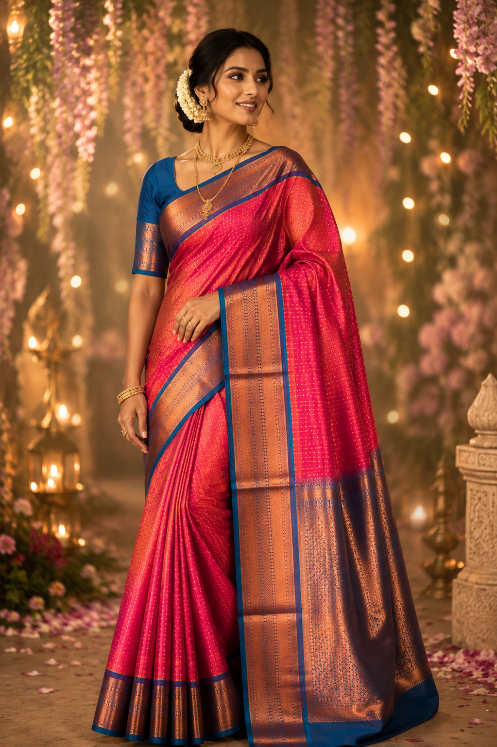 1000 Butta Super Soft Silk Saree image 7