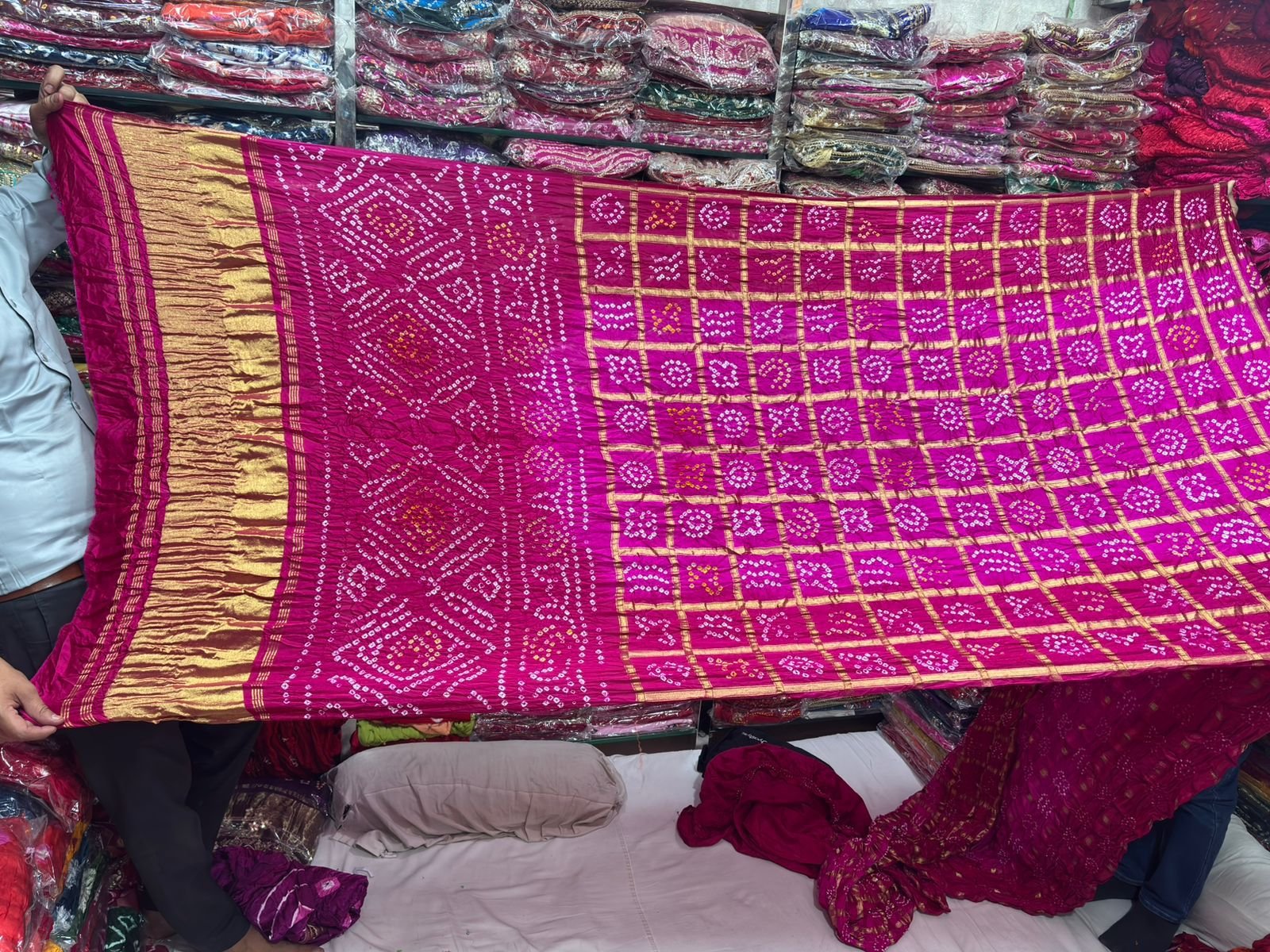 Gharchola Saree with lagdi patta image 9
