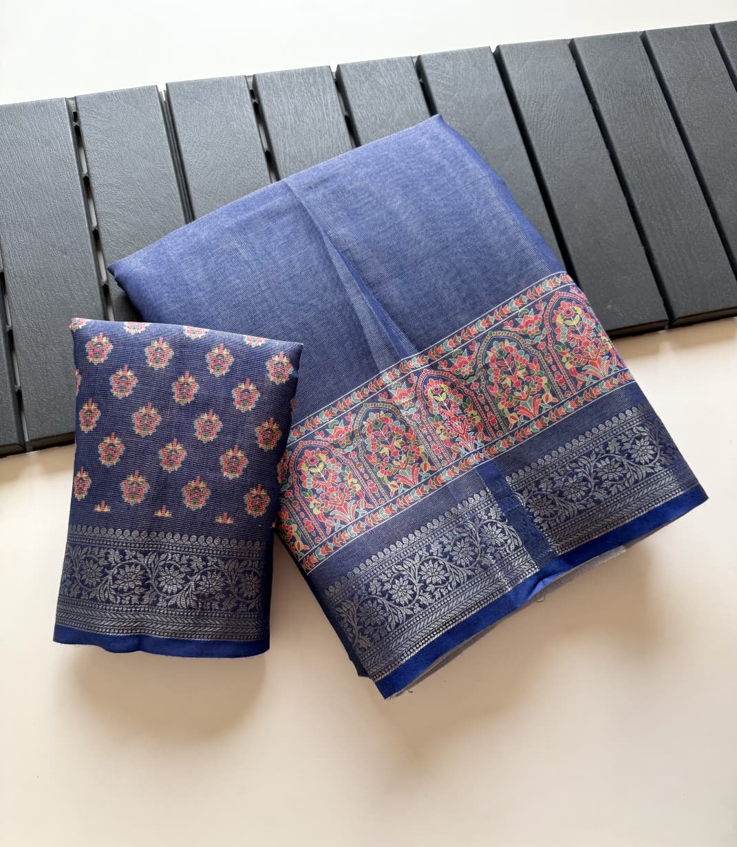 Pure Tissue Erod Silk Jaquard Weaving Saree image 5