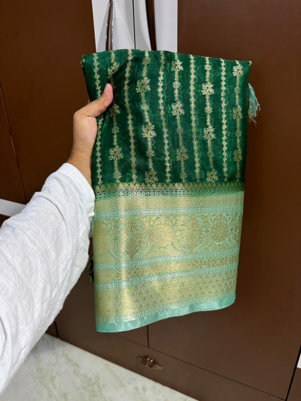 Banarasi Dybal Dupion Silk Saree image 5