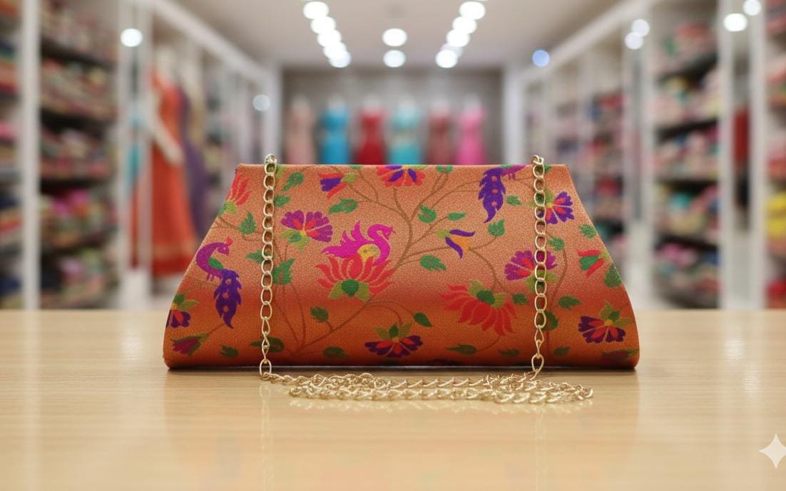 Paithani Clutch Design 3 image 3