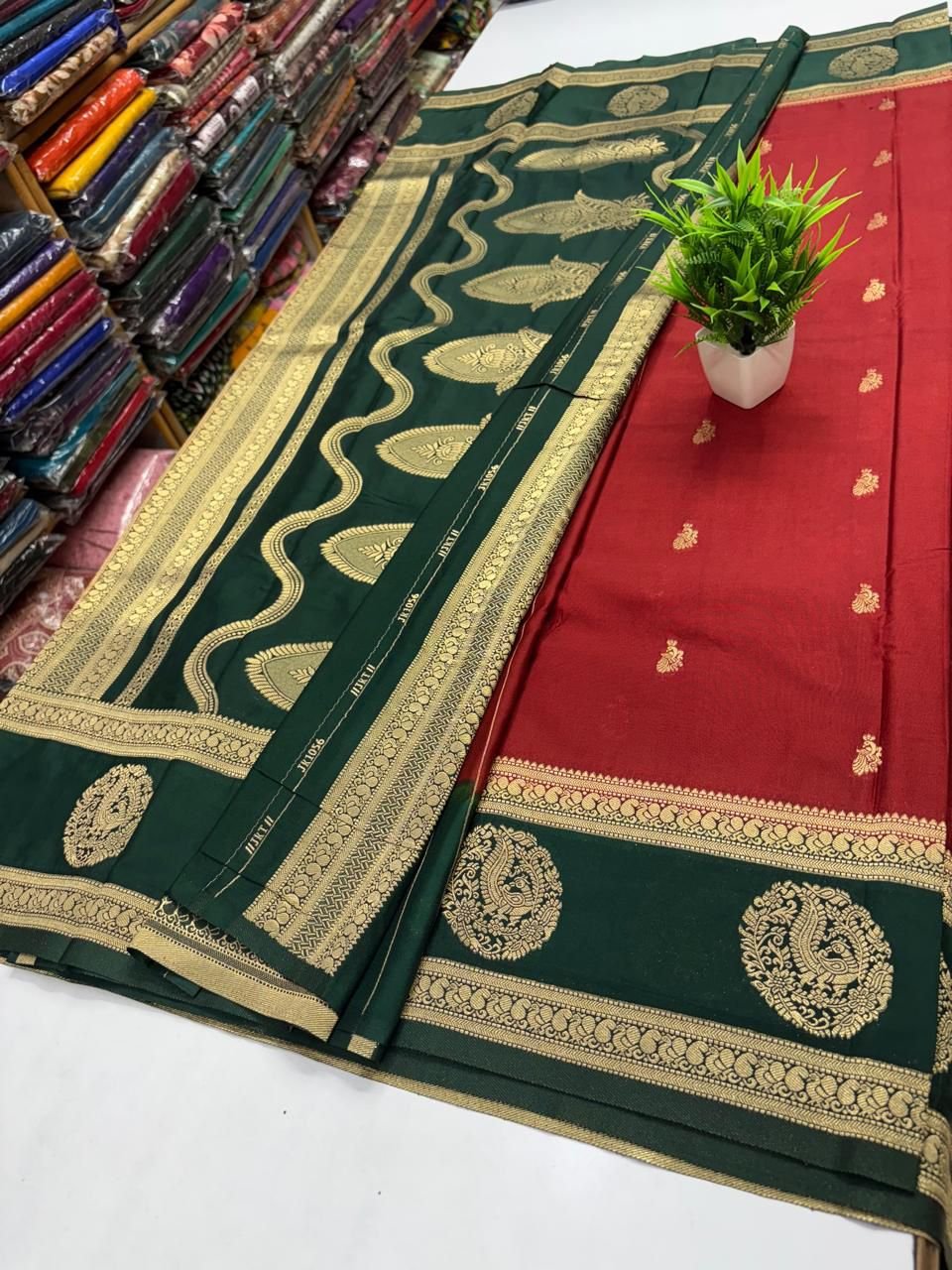 Premium Quality Banarasi Silk saree image 3
