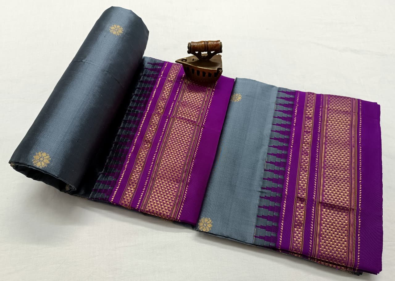 Chandrakor Paithani Pure Silk image 30