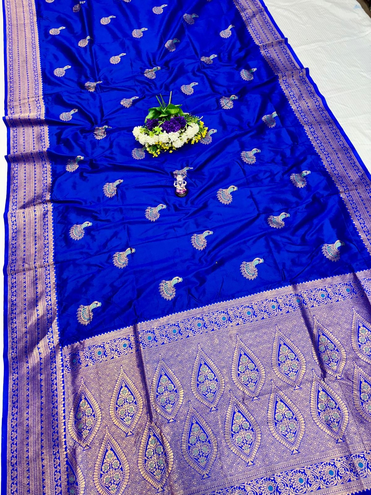 Rashmika Peacock Paithani image 12
