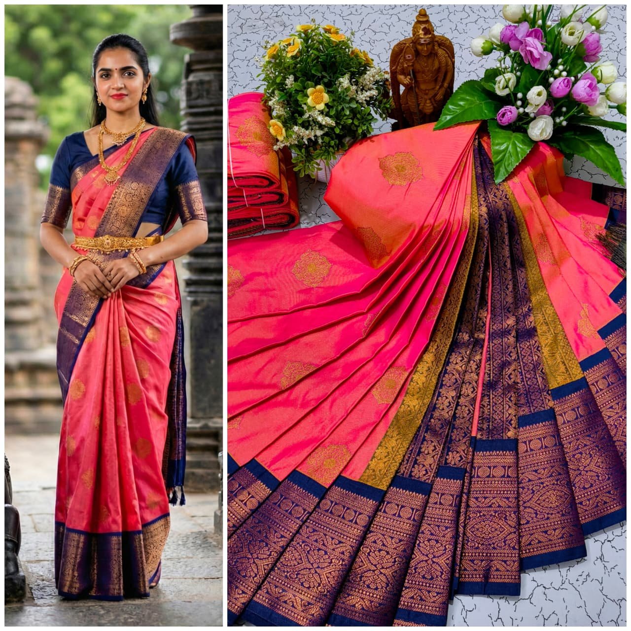 Korvai Kottanji Tana Semi Silk Saree image 12