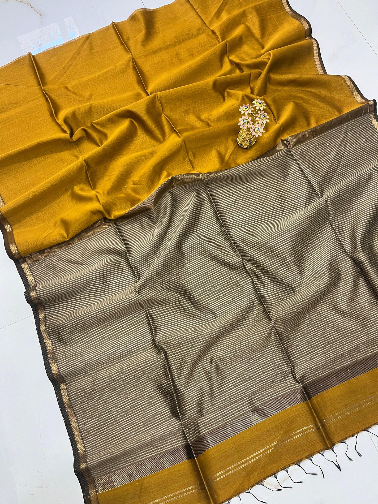 Maheswari Kosa Pallu Saree image 4