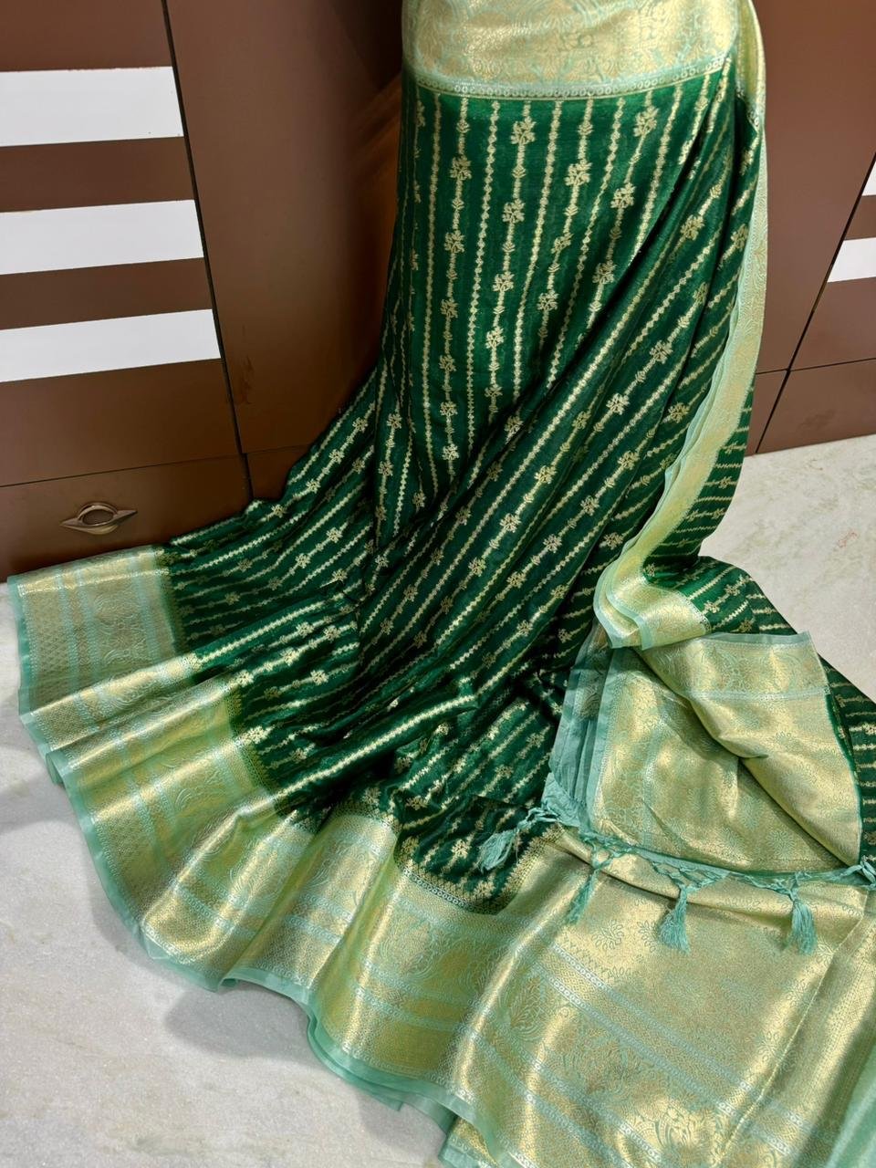 Banarasi Dybal Dupion Silk Saree image 19