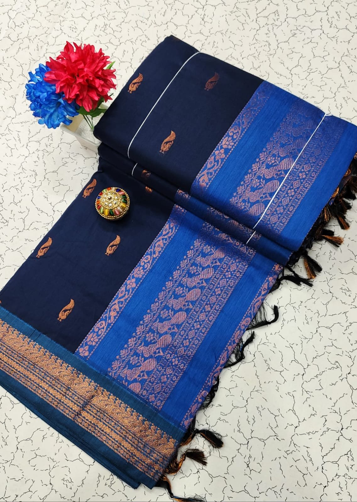 Kalyani Cotton Saree ( BUTTA) image 27