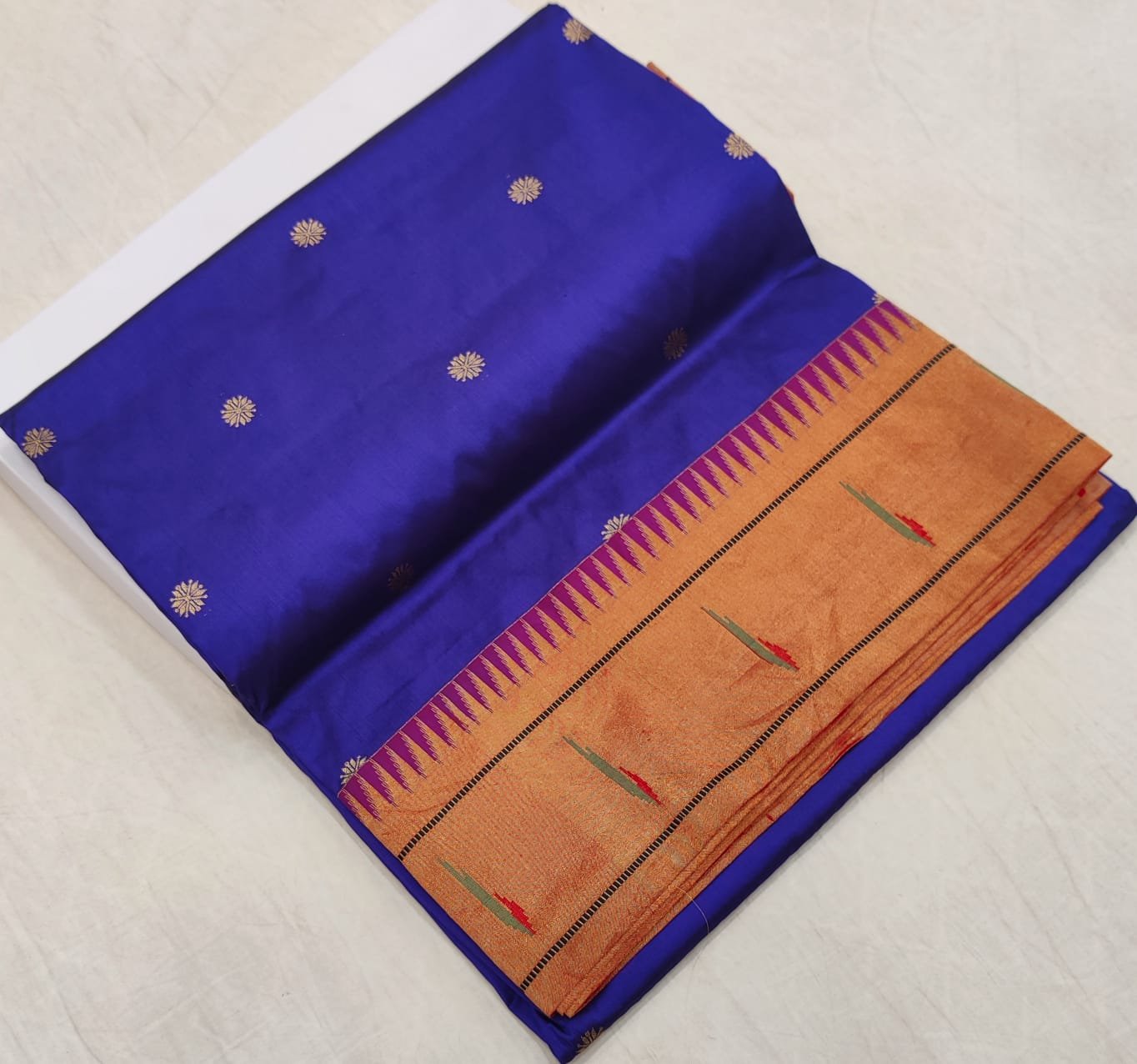 Muniya Paithani Pure Silk image 2