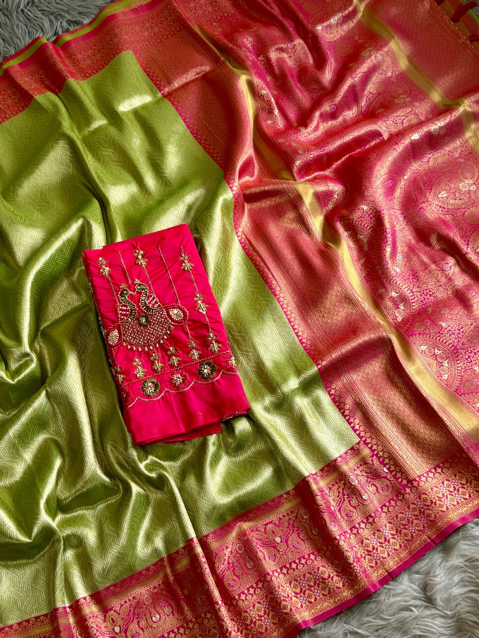 4 Banarasi Tissue Silk image 9