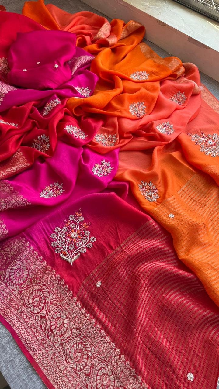 Fabric Pure Moonga Silk Zari Saree