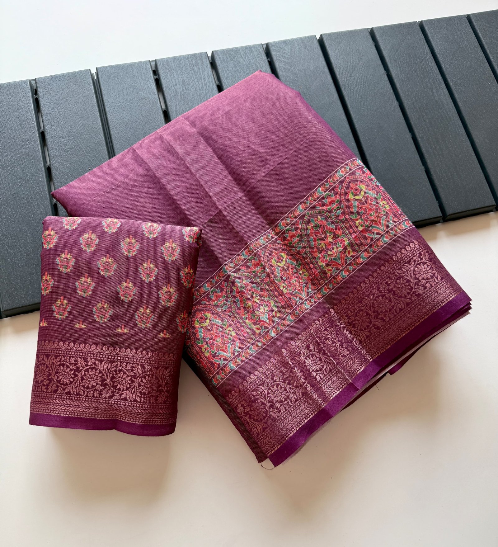 Pure Tissue Erod Silk Jaquard Weaving Saree image 15