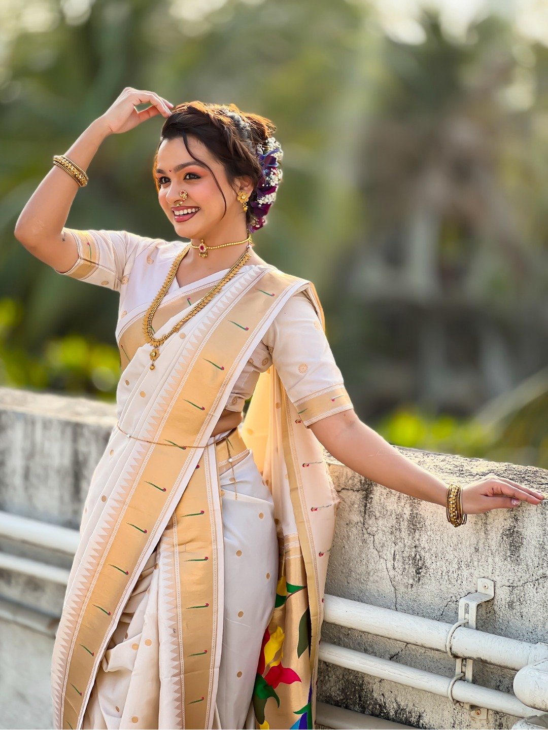 9 Vaar Muniya Paithani image 13