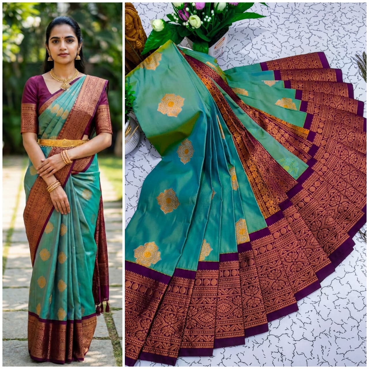 Korvai Kottanji Tana Semi Silk Saree image 2