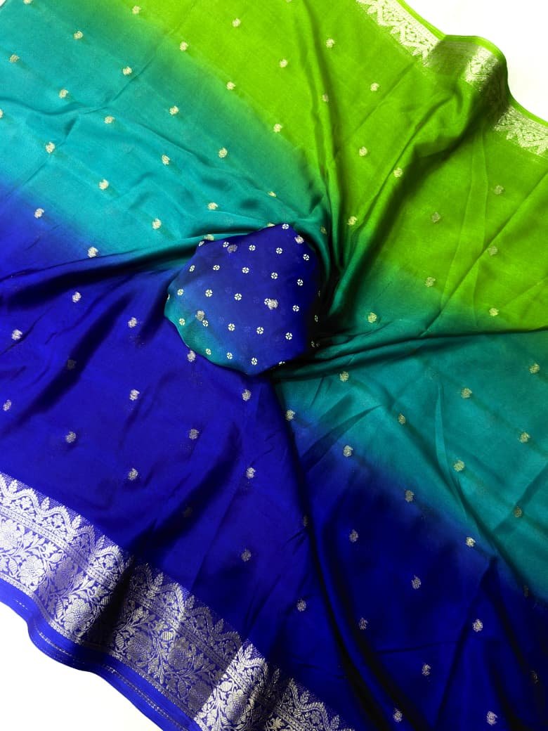 Premium Crepe Silk Saree image 2