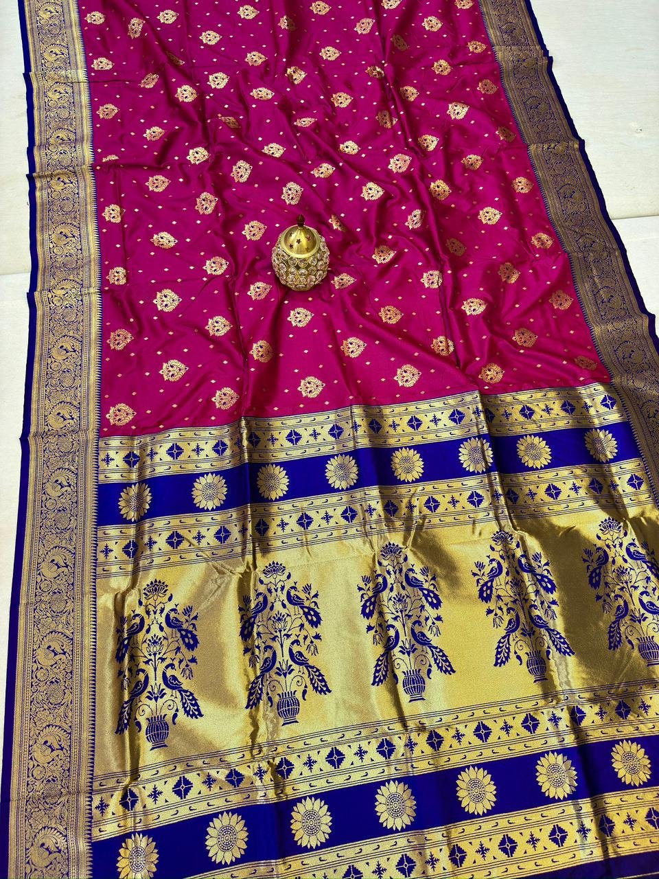 Peacock Kanjivaram Paithani