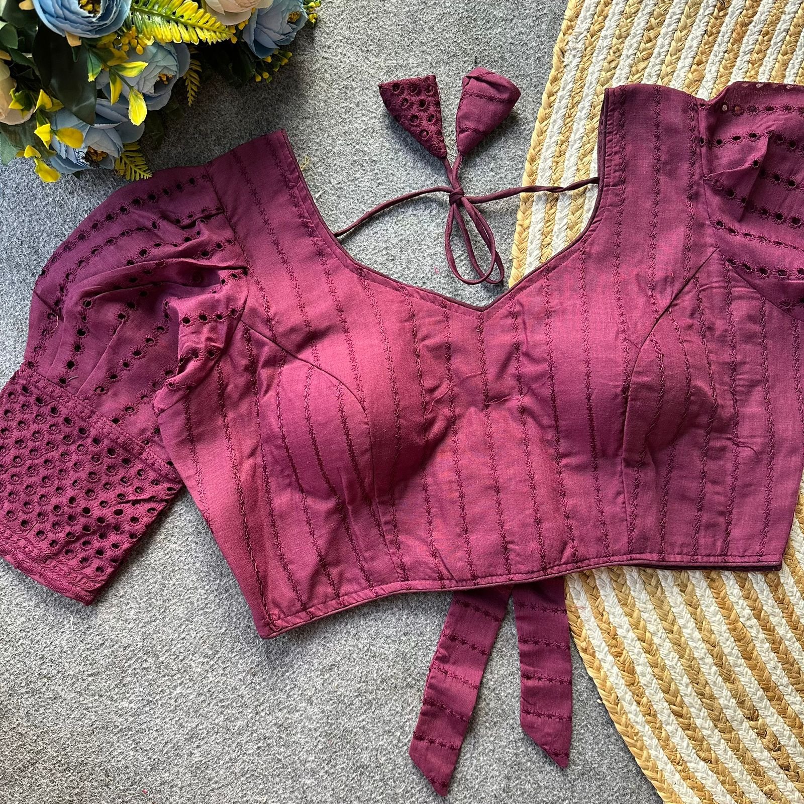 Pure Hakoba Cotton Blouse image 9