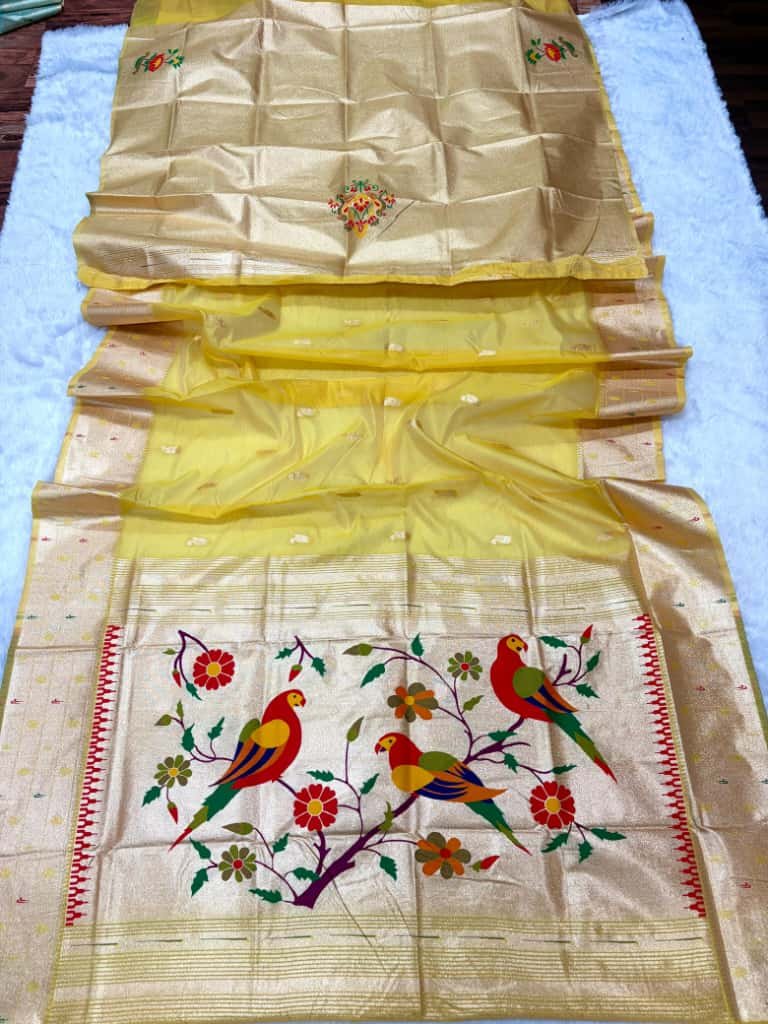 Soft Organza Tissue Sarees image 7
