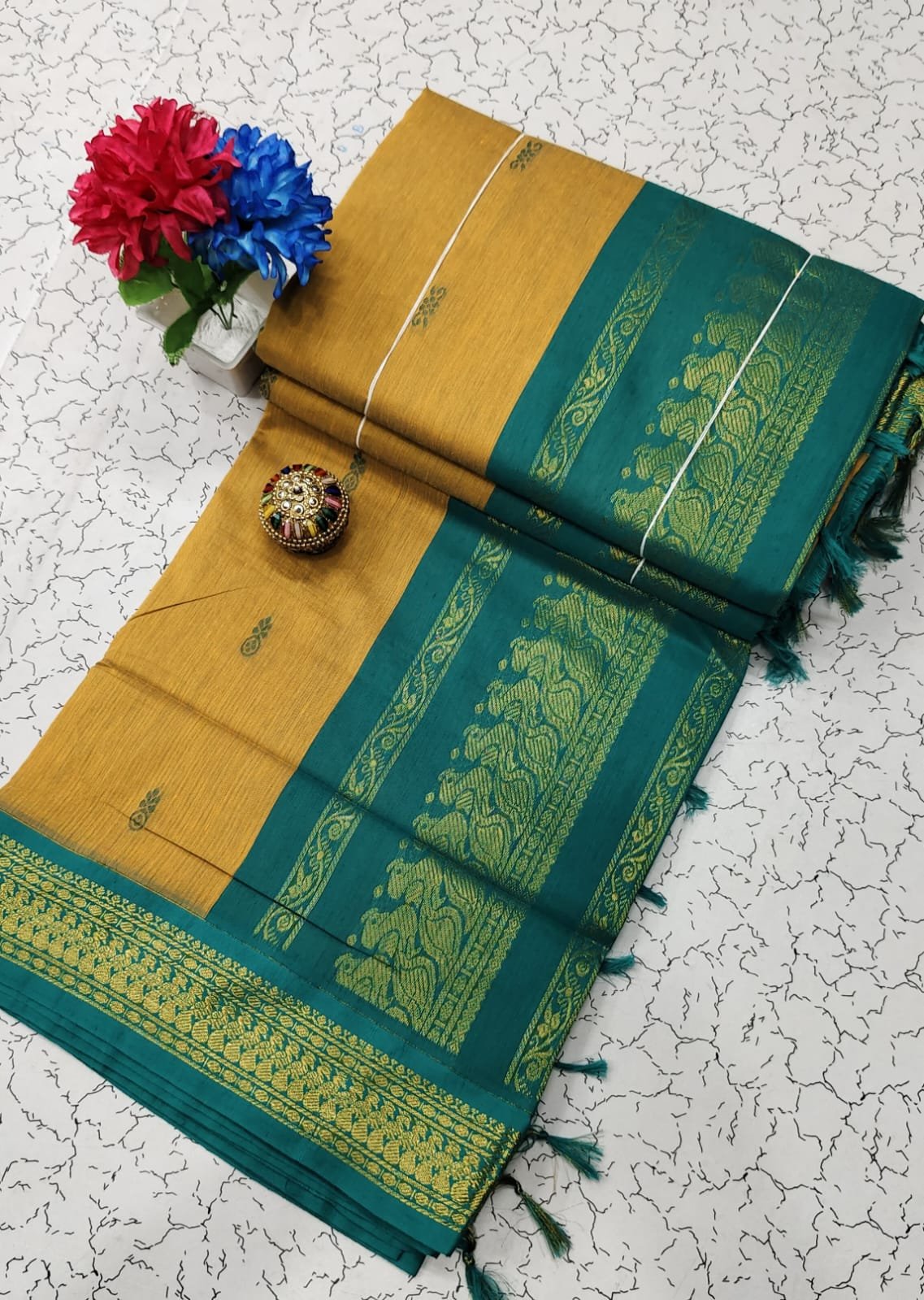 Kalyani Cotton Saree ( BUTTA) image 39