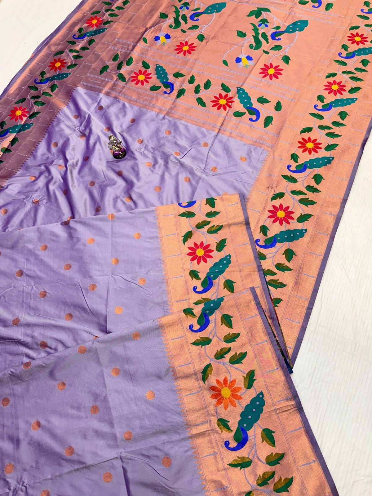 Radha Rani Brocade Paithani image 20