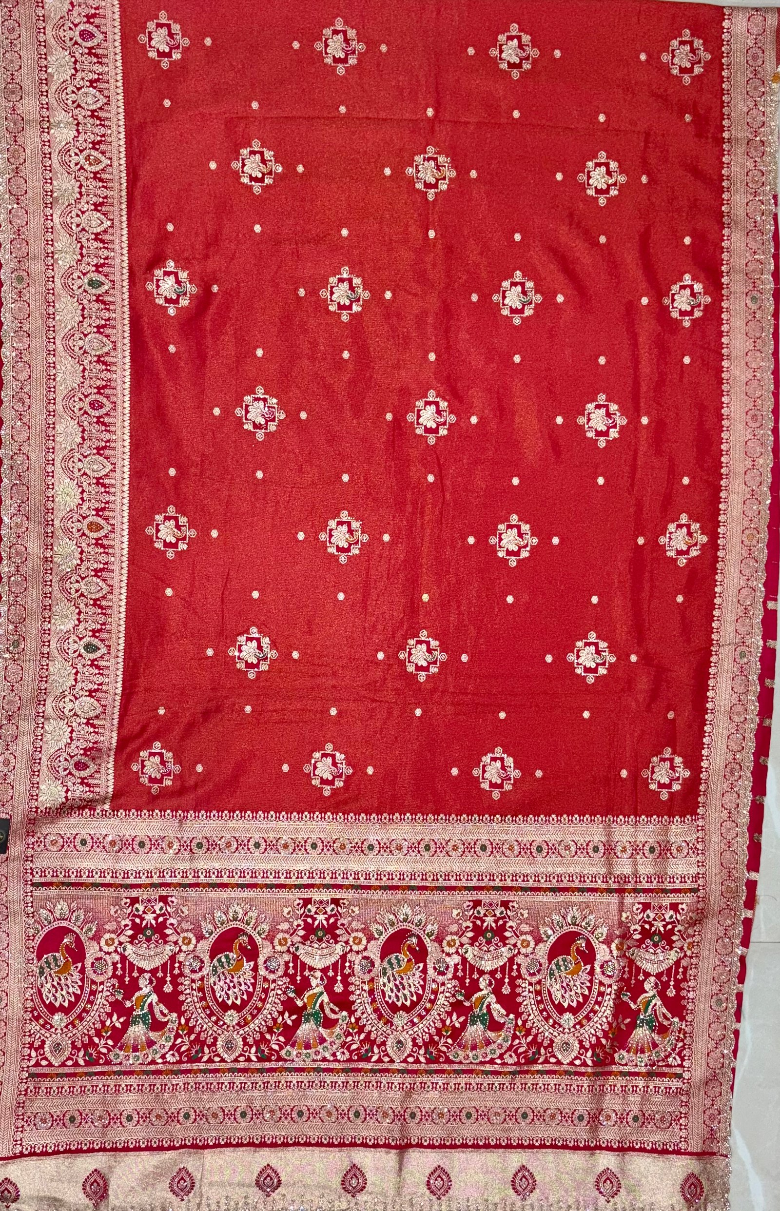 Bridal kanjivaram Tissue Silk Sarees