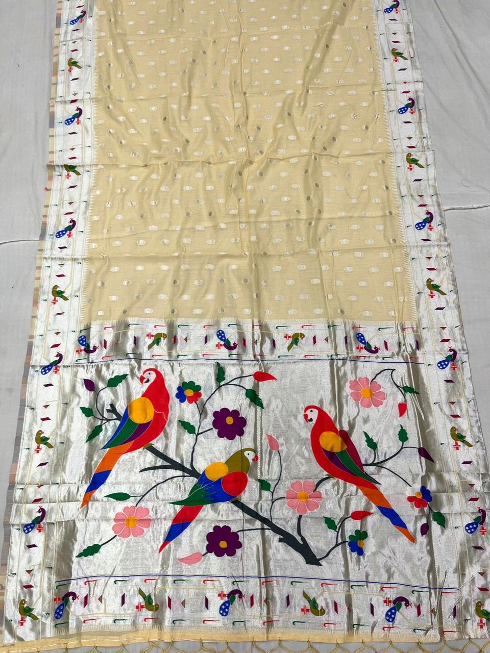 Cotton Paithani Saree image 3