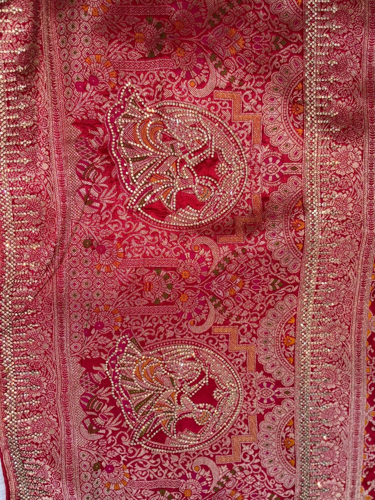 Bridal Gaji Silk Patota Design Saree image 6