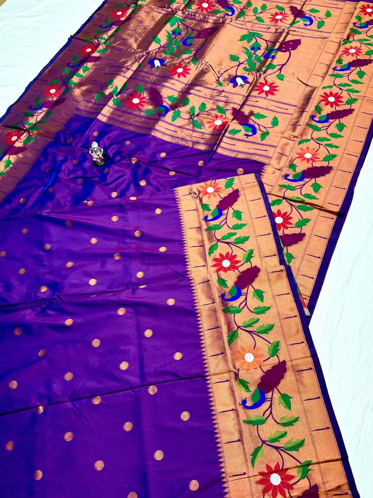Radha Rani Brocade Paithani image 38