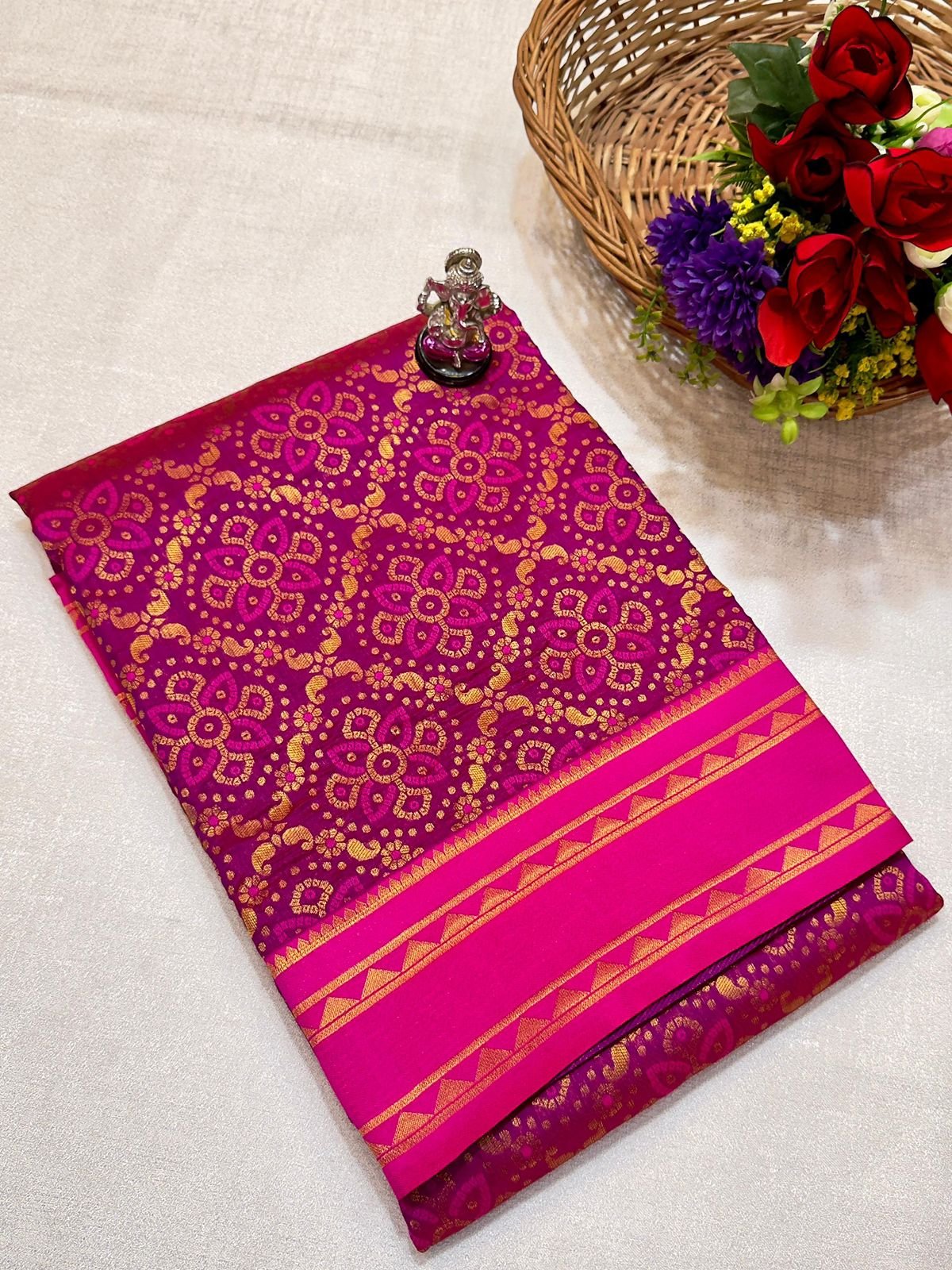 Rajasthani Bandhani Paithani image 15