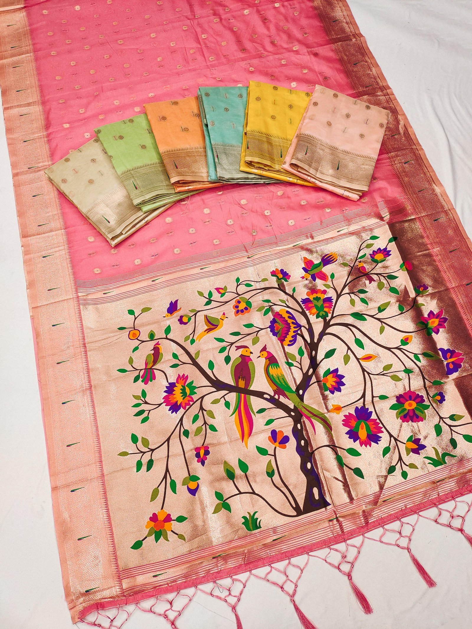 Traditional Organza Paithani