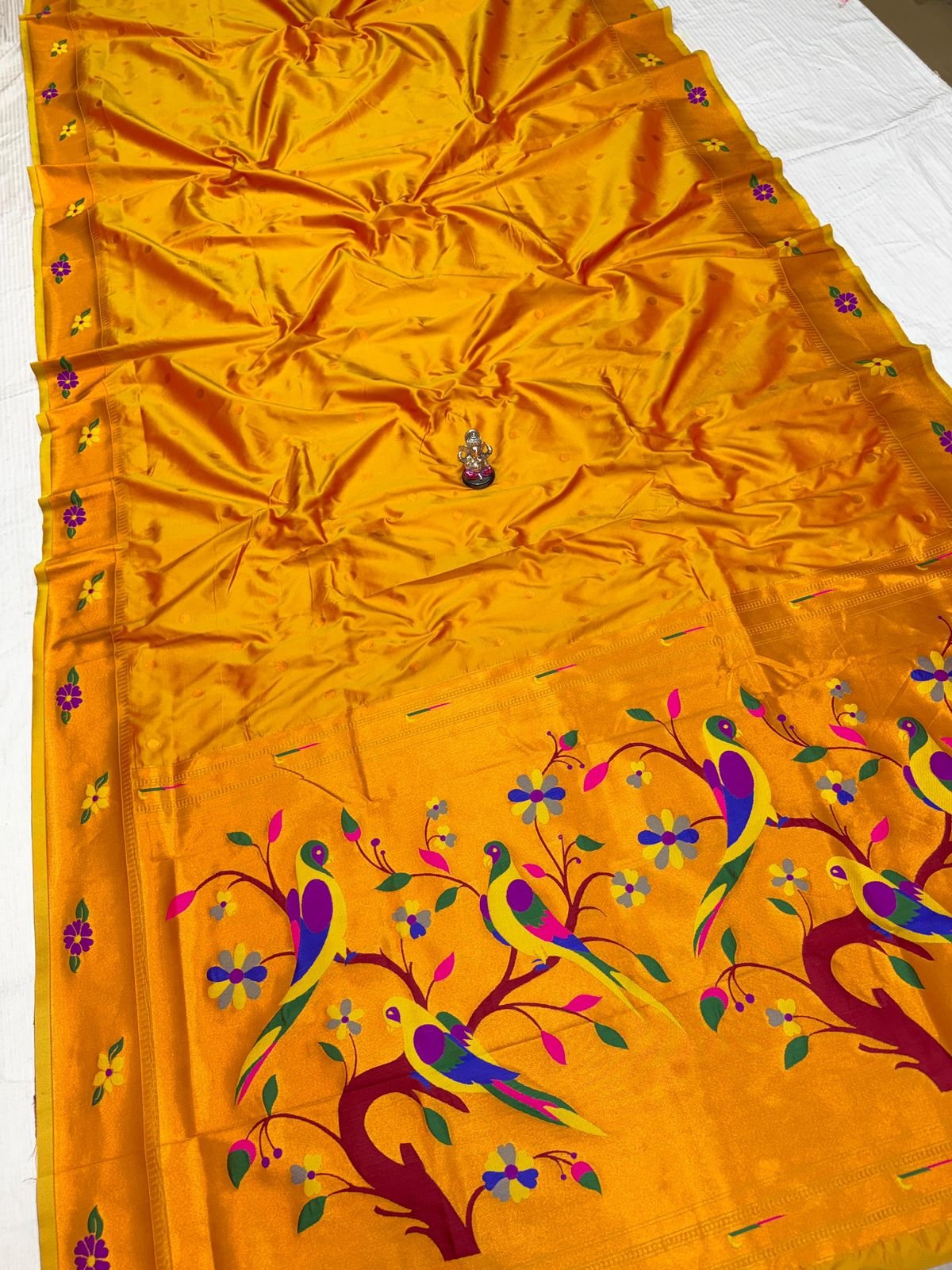 Radika Brocade Paithani image 32