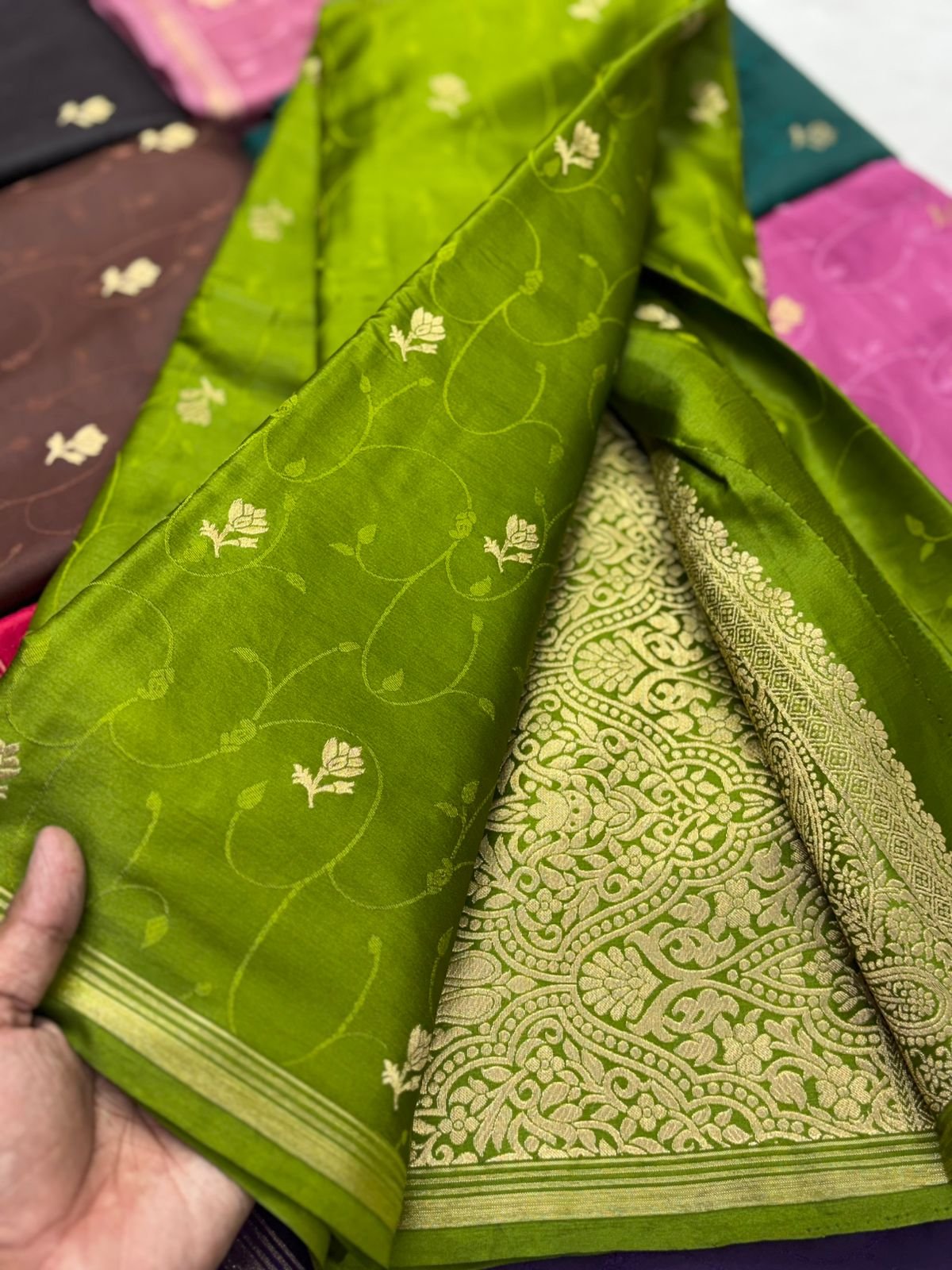 Premium Quality Gaji Silk saree image 10
