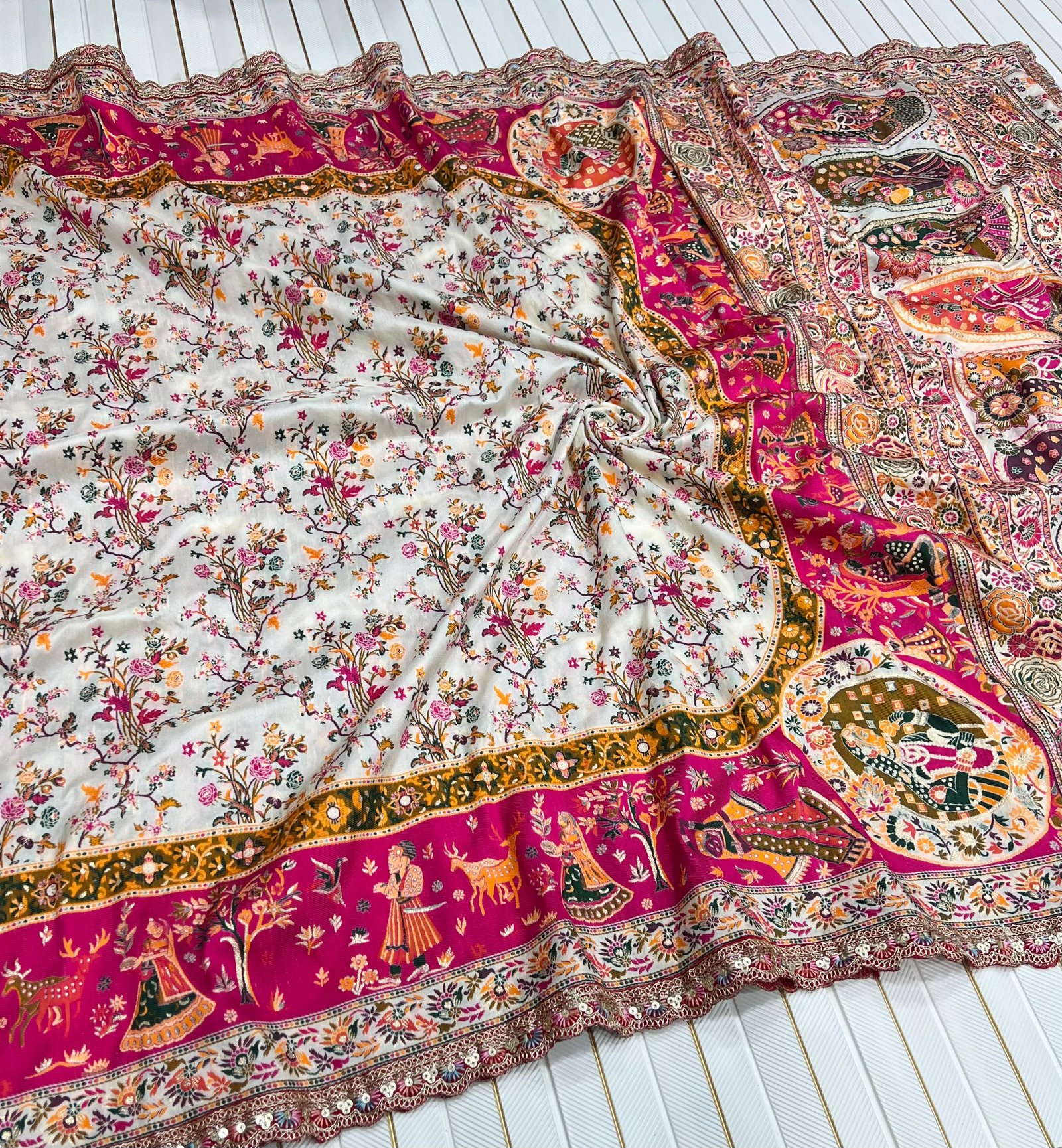 12 pashmina silk jaal image 4