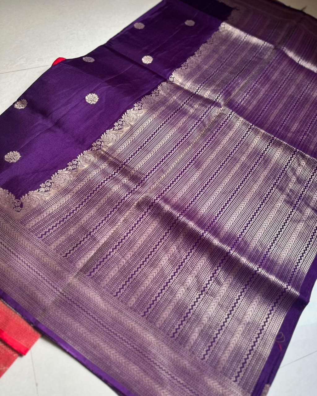 Banarasi Daybal Semi Georgette Soft Silk Saree image 16