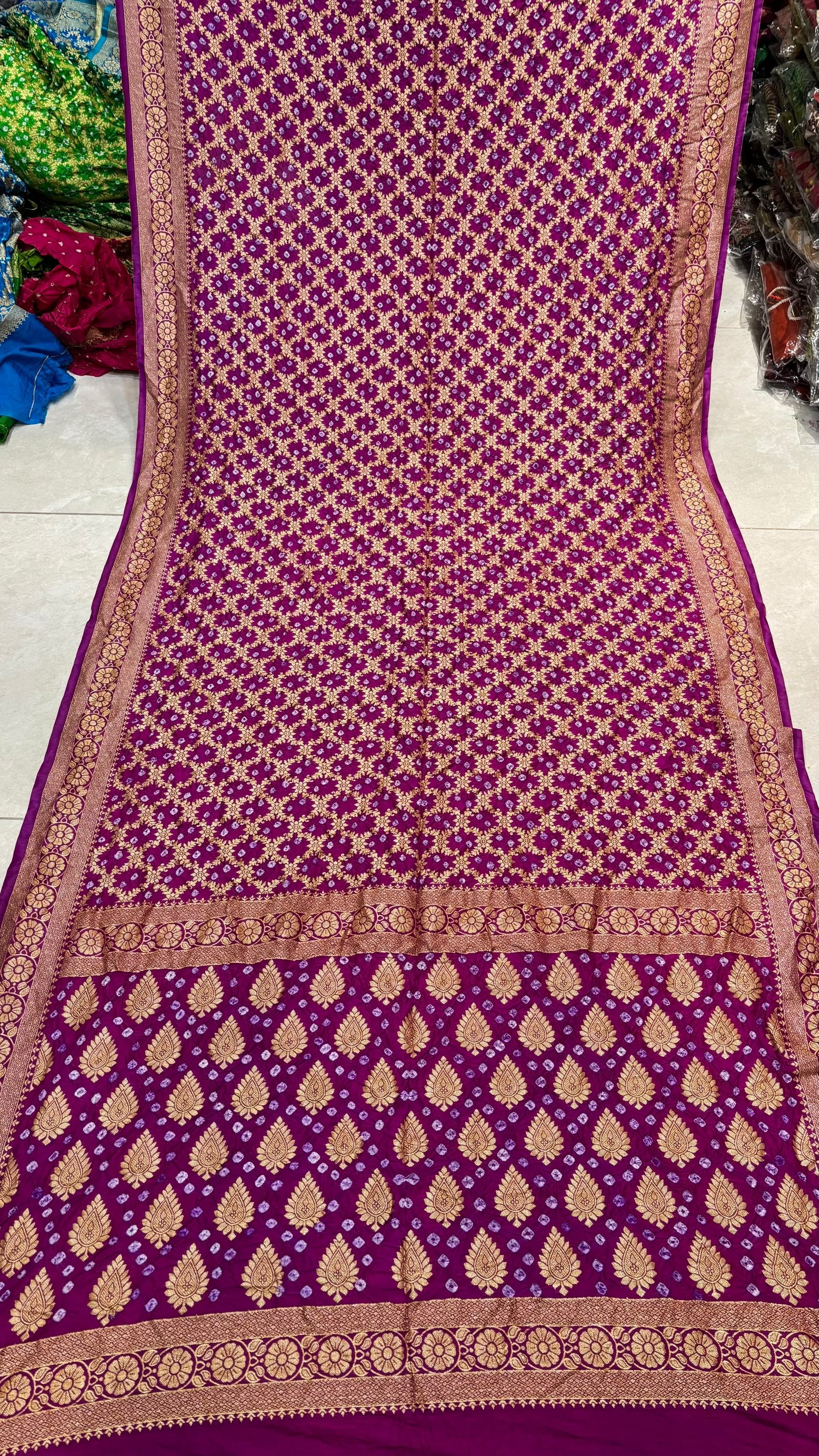 BANDHANI SAREE DESIGN 4 image 6