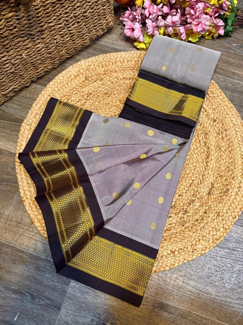 Kalanjali Maharani Paithani Pure Silk image 18