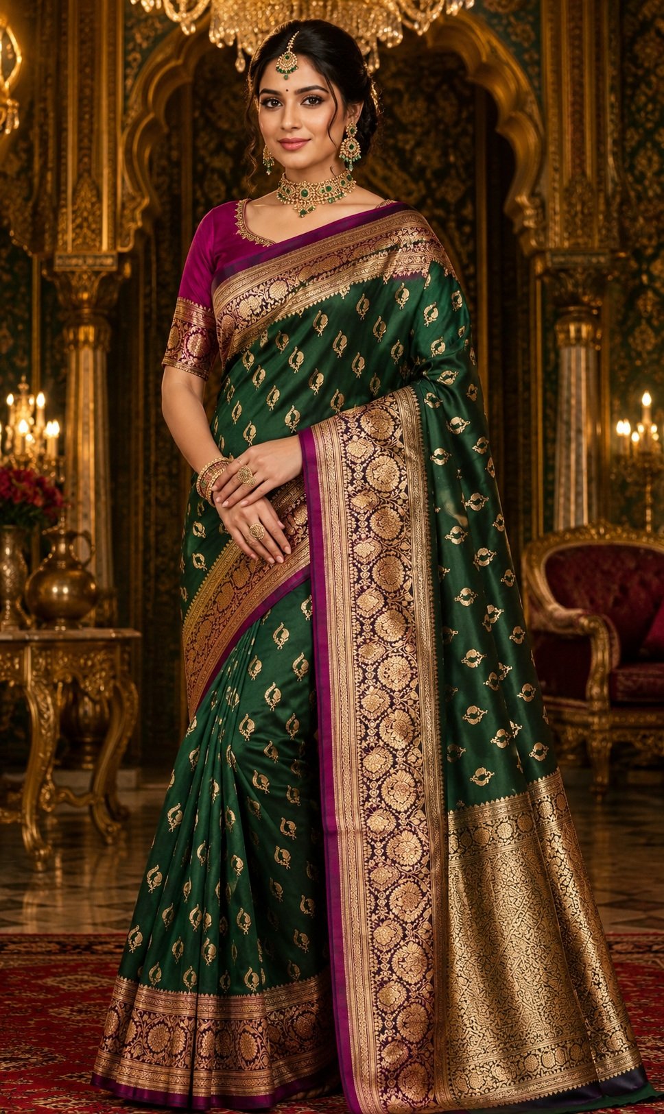 Bridal Banarasi Sarees image 24