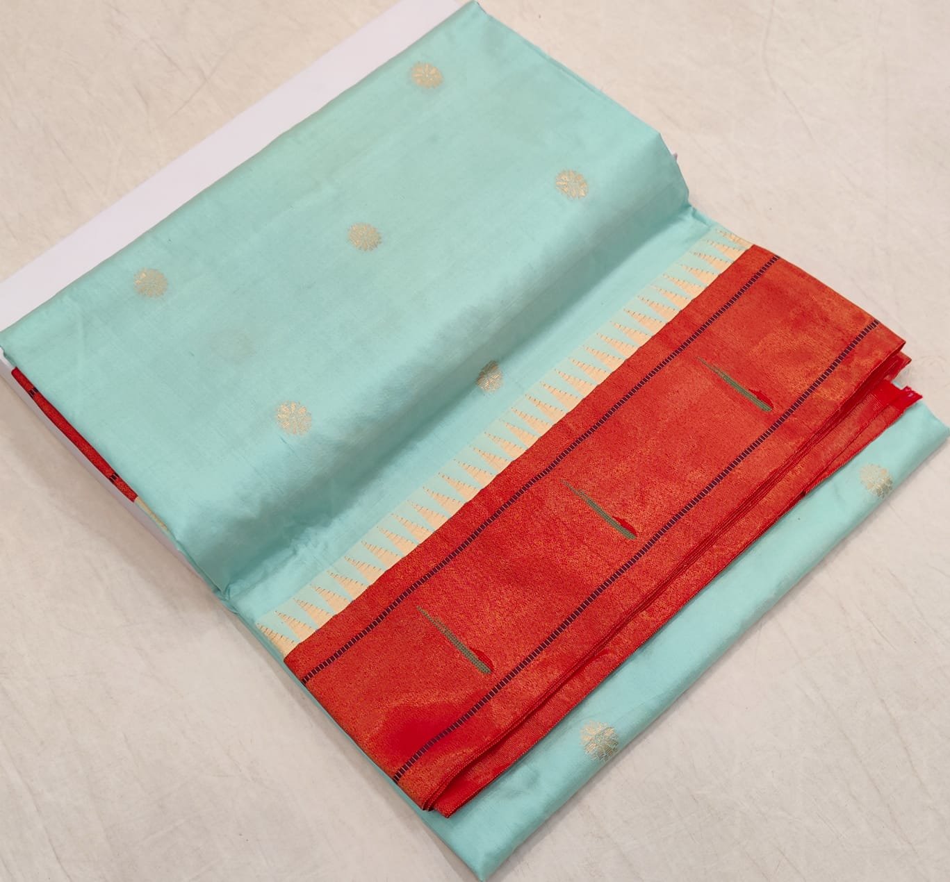Muniya Paithani Pure Silk image 6