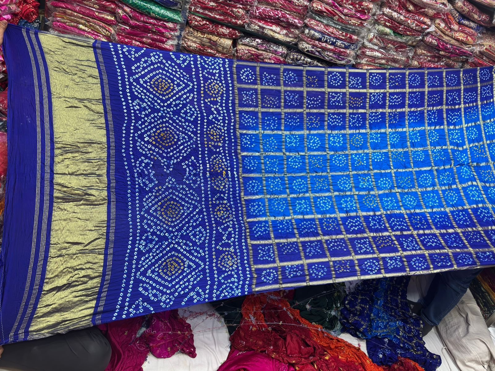 Gharchola Saree with lagdi patta image 6
