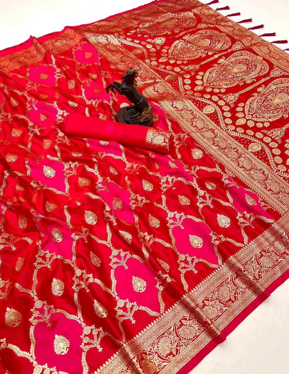 Banarasi Satin Mashroo Silk image 4