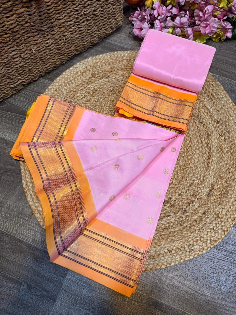 Kalanjali Maharani Paithani Pure Silk image 26