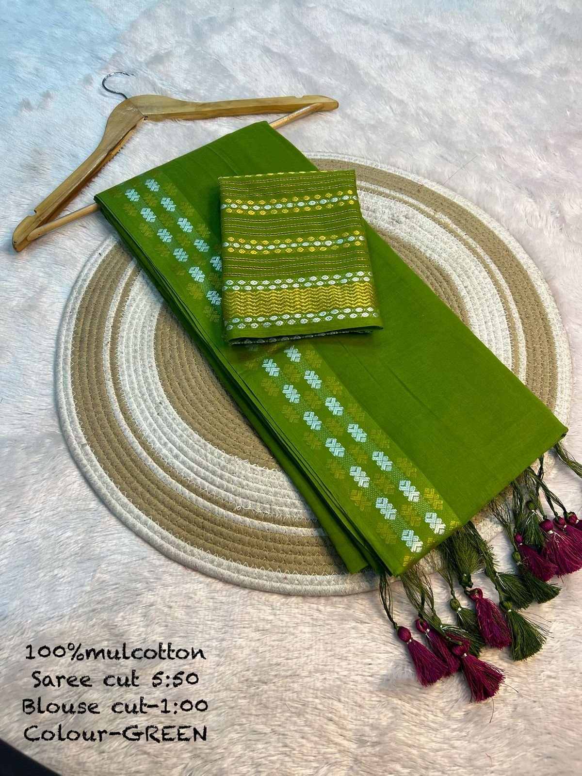 Mul Cotton Saree ILF750-2-1699 image 4