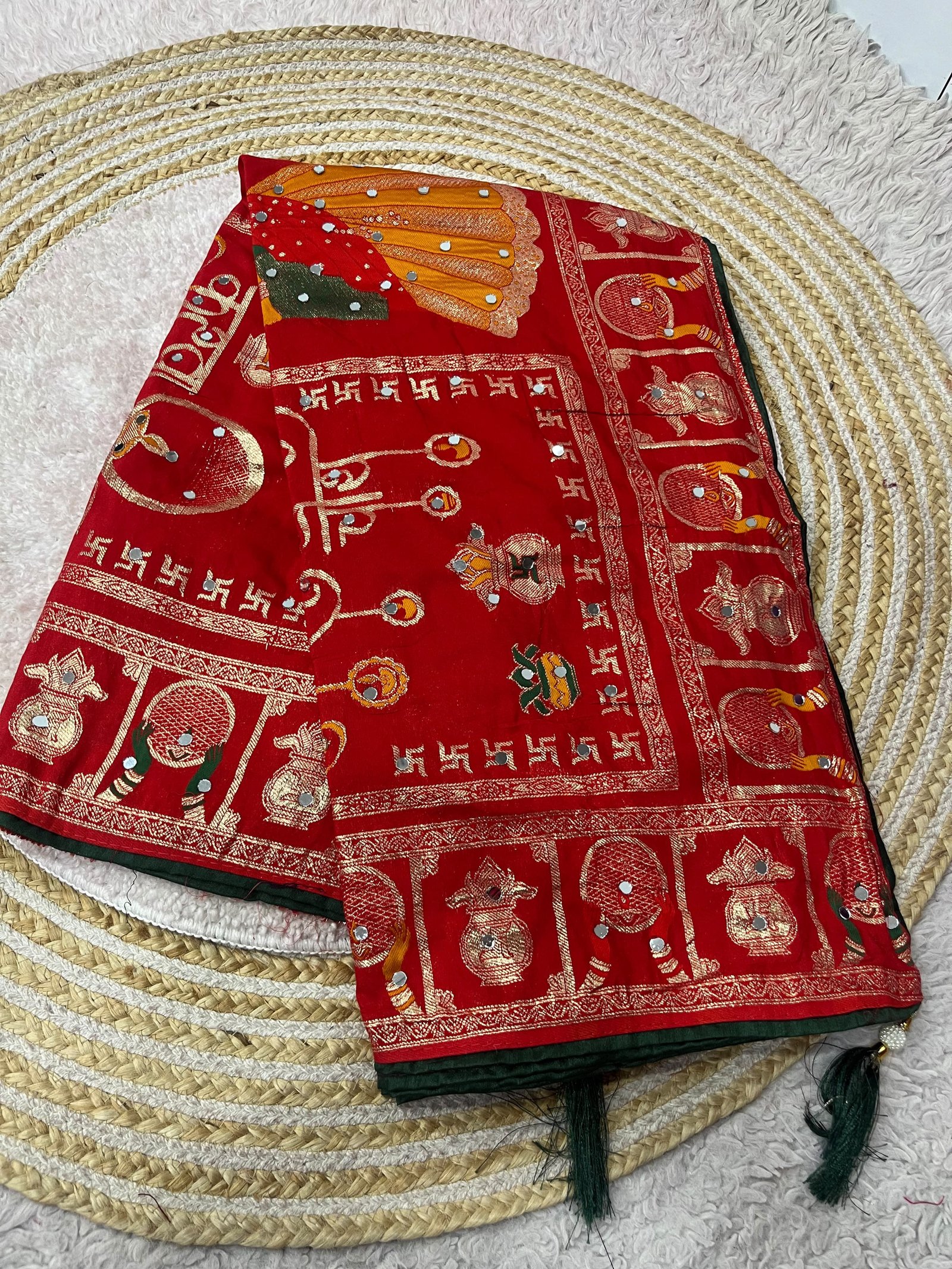 Dola Viscose Meena Saree image 2