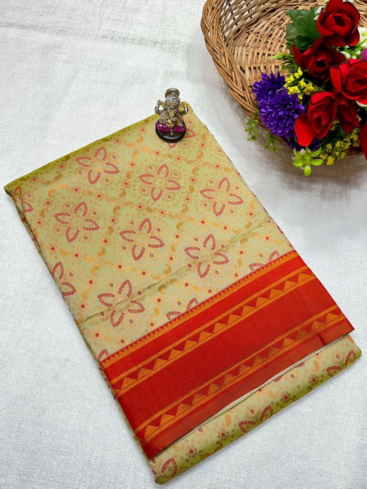 Rajasthani Bandhani Paithani image 4